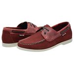 Mocassim Dockside Masculino em Couro Vermelho Galway 8600