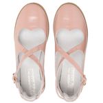 Sapatilha Infantil Feminina Rosa Flat Heart 