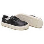 Tênis Infantil Masculino Preto Slip On Clean 