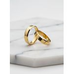 Par de Alianças Madrid 14K