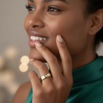 Par de Alianças Aurora 14K