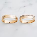 Par de Alianças Orion 14K