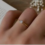 Anel Antares Ouro 18K Noivado