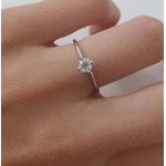 Anel Antares Ouro 18K Noivado