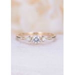 Anel Fomalhaut Ouro 18K Casamento