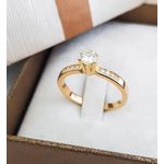 Anel Procyon Ouro 18K Noivado