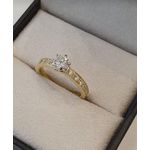 Anel Procyon Ouro 18K Noivado