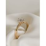 Anel Vega Ouro 18K Casamento