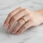 Anel Cosmos 18K Noivado