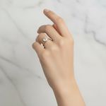 Anel Polaris Ouro 14K Noivado 