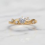 Anel Pollux Ouro 18K Casamento