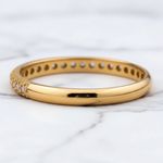 Meia Aliança Noivado Valência 14k