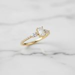 Anel Alnilam Ouro 14K Casamento
