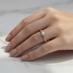 Anel Achernar Ouro 14K Casamento