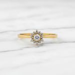 Anel Solitário Betelgeuse Ouro 14K