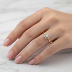 Anel Solitário Betelgeuse Ouro 14K