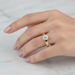 Anel Solitário Demeter Ouro 18K