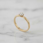 Anel Rigel Ouro 14K Noivado