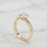 Anel Vega Ouro 18K Casamento