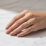 Anel Sirius Ouro 18K Casamento