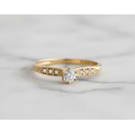 Anel Cosmos 14K Noivado