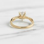Anel Regulus Ouro 14K Casamento 