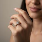 Anel Regulus Ouro 14K Casamento 