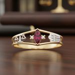 Anel de Formatura Hermes Ouro 18K