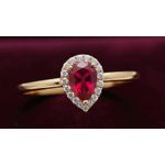 Anel de Formatura Orquidea Ouro 14K