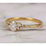 Anel Solitário Phoenix 18K