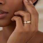 Par de Alianças Luz 14K
