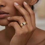 Par de Alianças Atena 18K