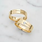 Par de Alianças Aurora 18K