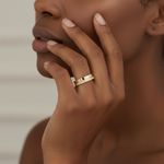 Par de Alianças Esperança 18K