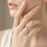 Par de Alianças Italiana Ouro 18K