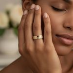 Par de Alianças Lyra 18K