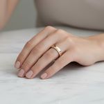 Par de Alianças Orion 18K