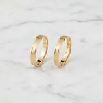 Par de Alianças Sutileza 18K