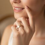 Par de Alianças Barcelona 18K