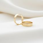 Par de Alianças Barcelona 18K