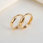 Par de Alianças Clássica Essencial 18K