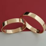 Par de Alianças Toronto 18K