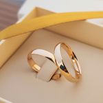 Par de Alianças Paris 18K