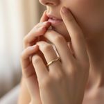 Par de Alianças Zurique 18K