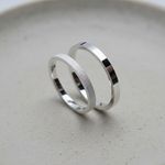 Par de Alianças Centaurus Prata Namoro 3 mm