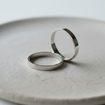 Par de Alianças Polaris Namoro Prata 2 mm