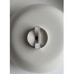 Par de Alianças Serenidade Prata Namoro 4 mm