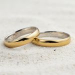 Par de Alianças Atena 