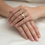 Par de Alianças Mista