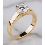 Anel Solitário Demeter Ouro 18K